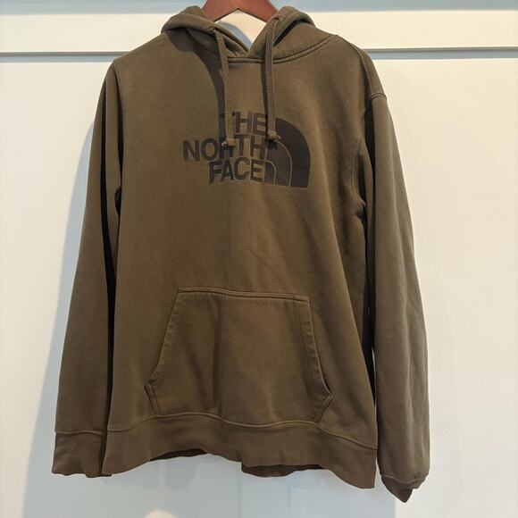 The North Face Hoodie Mens Large Pullover Hooded Sweatshirt Fleece - Picture 1 of 10